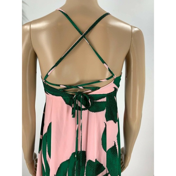 Express Womens Palm Leaf Maxi Dress Size 0 - Picture 7 of 9